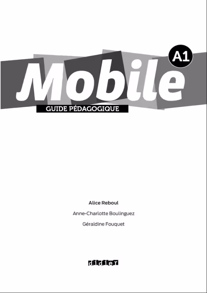 دانلود کتاب Mobile 1 - A1 - Guide pedagogique