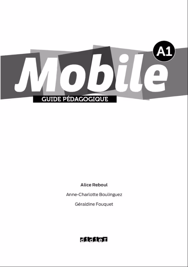 دانلود کتاب Mobile 1 - A1 - Guide pedagogique