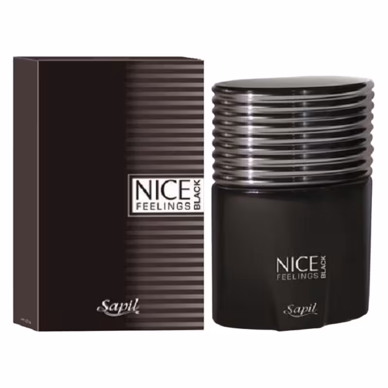 ادو تویلت مردانه ساپیل مدل نایس فیلینگز بلک با رایحه گرم و تند حجم 75 میلی لیتر