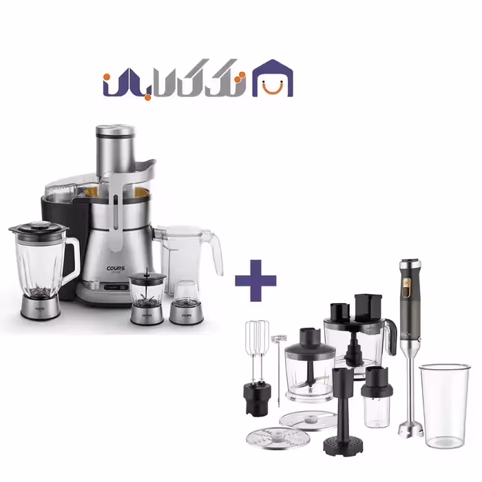 ست آبمیوه گیری کورس مدل 1785 و گوشت کوب برقی سنکور مدل 6552