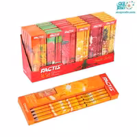 مداد مشکی طرح میوه فکتیس (لیوان 72 عددی)