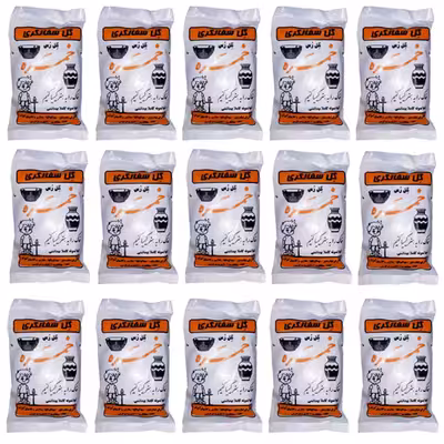 گل سفالگری مدل ARYA کد 353 مجموعه 15 عددی