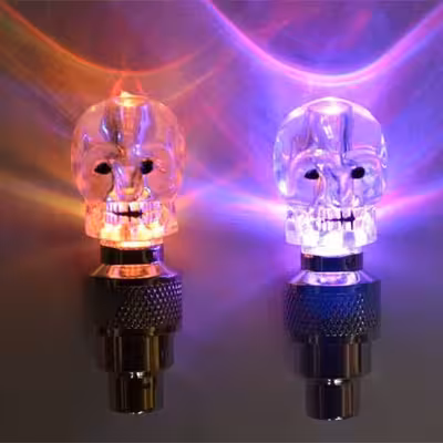 چراغ دوچرخه فایرفلایز مدل Skull بسته 2 عددی 