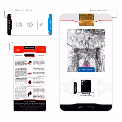 برچسب پوششی ماهوت مدل Collage of Catwalk Bridge مناسب برای گوشی موبایل سامسونگ Galaxy A12 Nacho