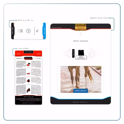 برچسب پوششی ماهوت مدل Horse-1 مناسب برای تبلت لنوو A7-50 A3500 2014