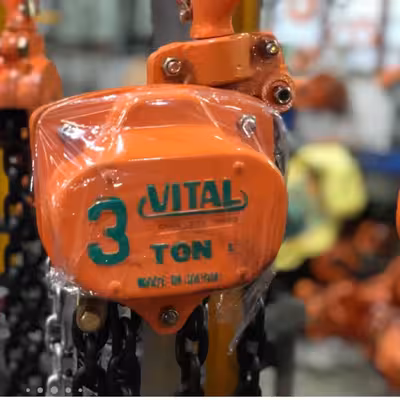 بالابر زنجیری ویتال مدل VL ظرفیت 3 تن