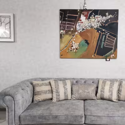 تابلو نقاشی مدل اکریلیک انتزاعی کد0012