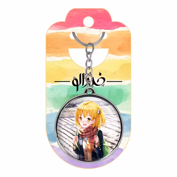 جاکلیدی خندالو مدل کوزومه کنما و هیتوکا انیمه هایکیو Haikyu طرح دوطرفه کد 1777417771