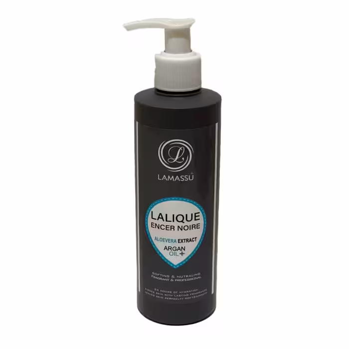 کرم آبرسان لاماسو مدل LALIQUE ENCER NOIRE حجم 250 میلی لیتر
