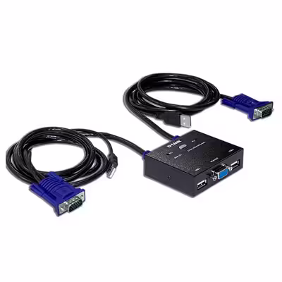 سوییچ 2 پورت DKVM دی-لینک مدل KVM-221