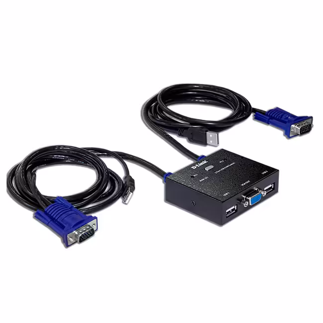 سوییچ 2 پورت DKVM دی-لینک مدل KVM-221