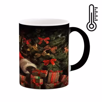 ماگ حرارتی کاکتی طرح کریسمس مدل mgh17046