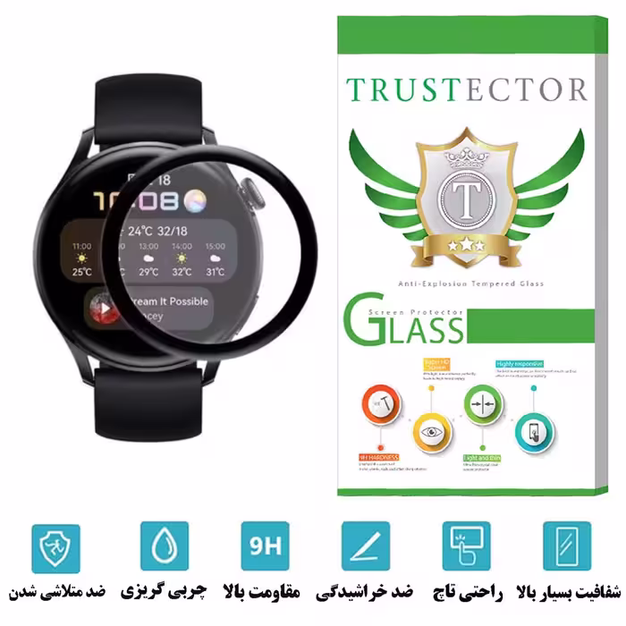 محافظ صفحه نمایش نانو تراستکتور مدل PMTA مناسب برای ساعت هوشمند هوآوی Watch 3