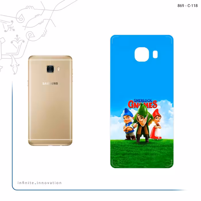 برچسب پوششی ماهوت مدل Sherlock Gnomes مناسب برای گوشی موبایل سامسونگ Galaxy C5