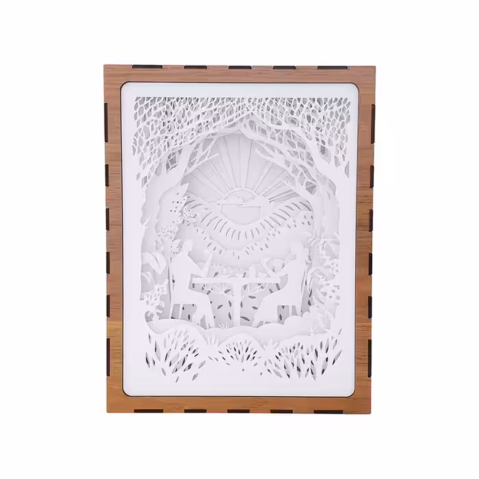 چراغ خواب مدل سه بعدی طرح کافه کد SD4007