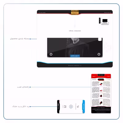 برچسب پوششی ماهوت مدل Steve Jobs مناسب برای تبلت سامسونگ Galaxy Tab A 9.7 2015 T550
