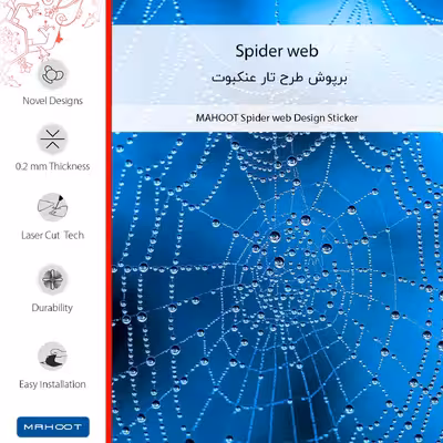 برچسب پوششی ماهوت مدل Spider web مناسب برای گوشی موبایل اپو RENO 10X