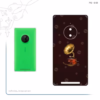 برچسب پوششی ماهوت مدل Gramophone Nostalgia مناسب برای گوشی موبایل نوکیا Lumia 830