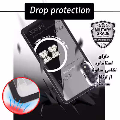 کاور لاین کینگ مدل دو خرسLOVE مناسب برای گوشی موبایل سامسونگ Galaxy A50/A50s/A30s