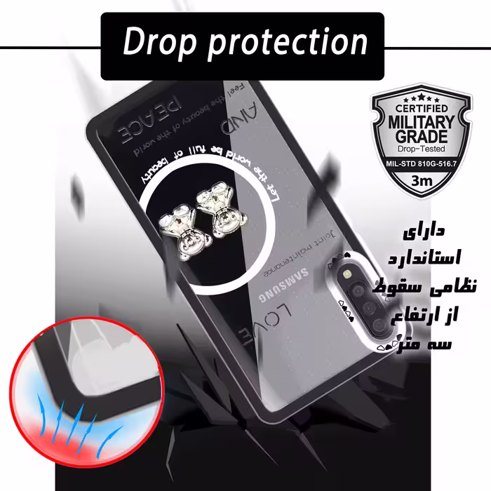 کاور لاین کینگ مدل دو خرسLOVE مناسب برای گوشی موبایل سامسونگ Galaxy A50/A50s/A30s