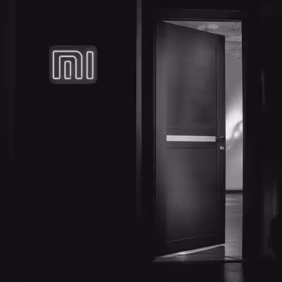 چراغ دیواری نئون دیزاین طرح Xiaomi-GL_WHT