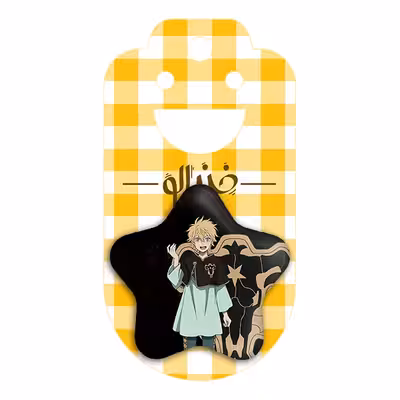 پیکسل خندالو طرح لاک ولیتا انیمه بلک کلاور Black Clover مدل ستاره ای کد 10261