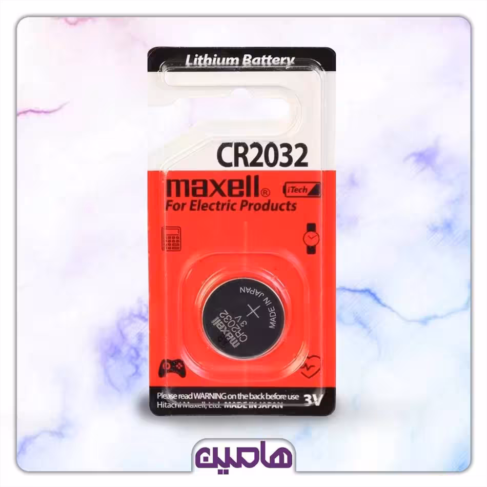 باتری سکه ای مکسل مدل CR 2032