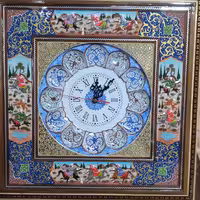 ساعت خاتم ونقاشی باصفحه مینا 