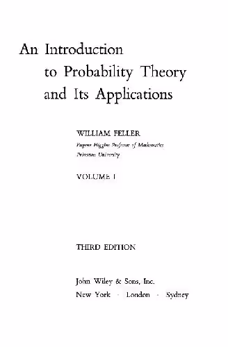 خرید و دانلود نسخه کامل کتاب An Introduction to Probability Theory