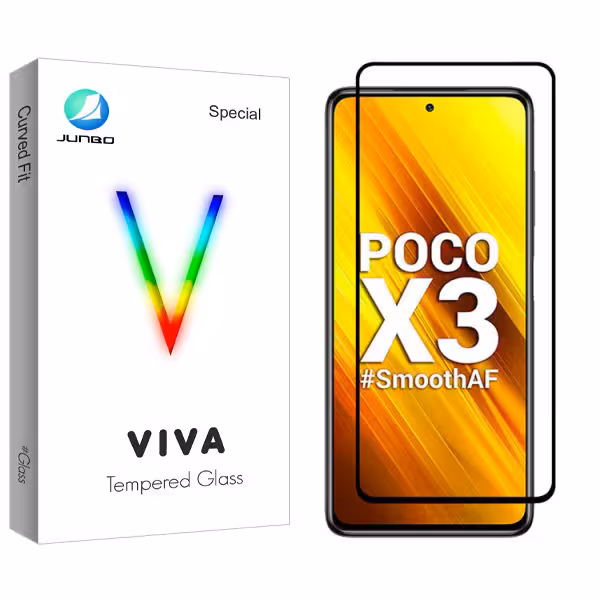 محافظ صفحه نمایش سرامیکی جانبو مدل Viva Glass مناسب برای گوشی موبایل شیائومی Poco X3