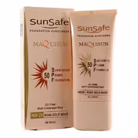 ضد آفتاب کرم پودری و پرایمری فاقد چربی SPF50 سان سیف 40میل (انواع رنگ ها)
