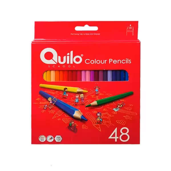 مداد رنگی 48 رنگ کویلو Quilo جعبه مقوایی