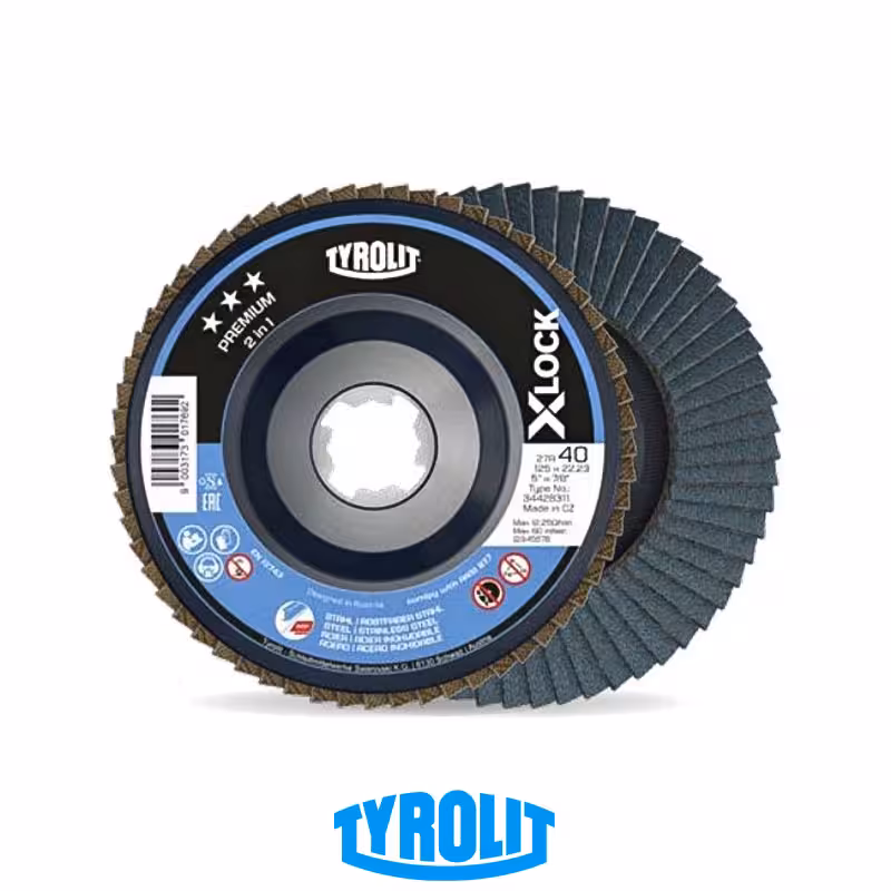 فلاپ دیسک 125 سه ستاره X-LOCK با تیپ 27A تیرولیت