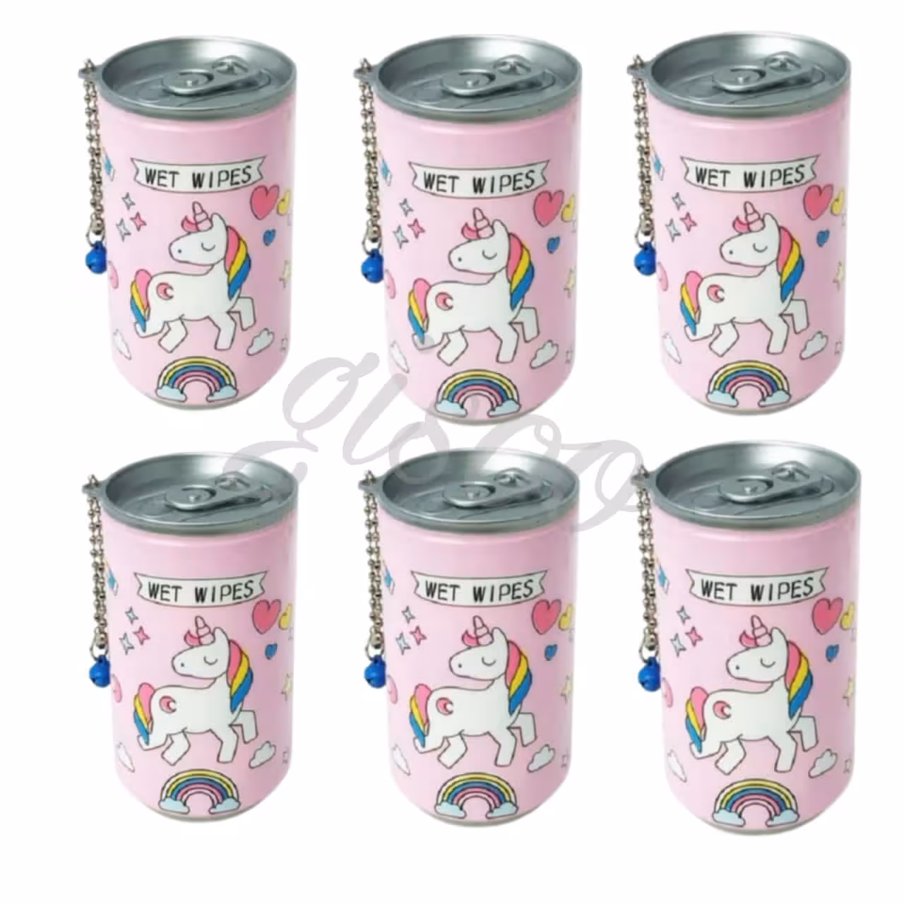 دستمال مرطوب فانتزی آنتی باکتریال 6عددی