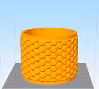 مدل سه بعدی گلدان طرح شش ضلعی کد01 (STL*)