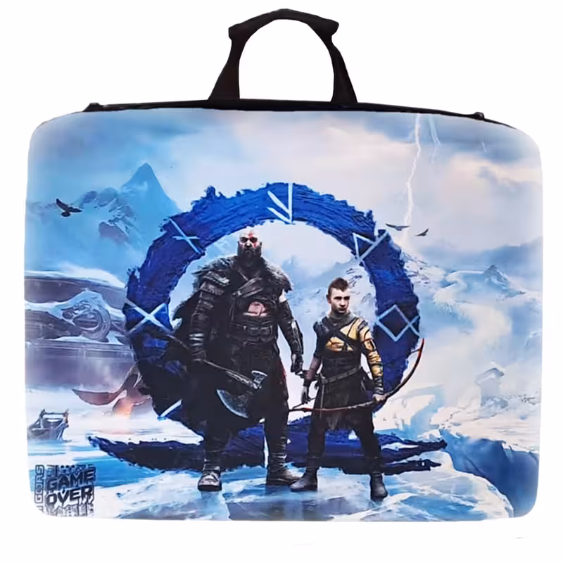کیف حمل کنسول ps4 طرح god of war