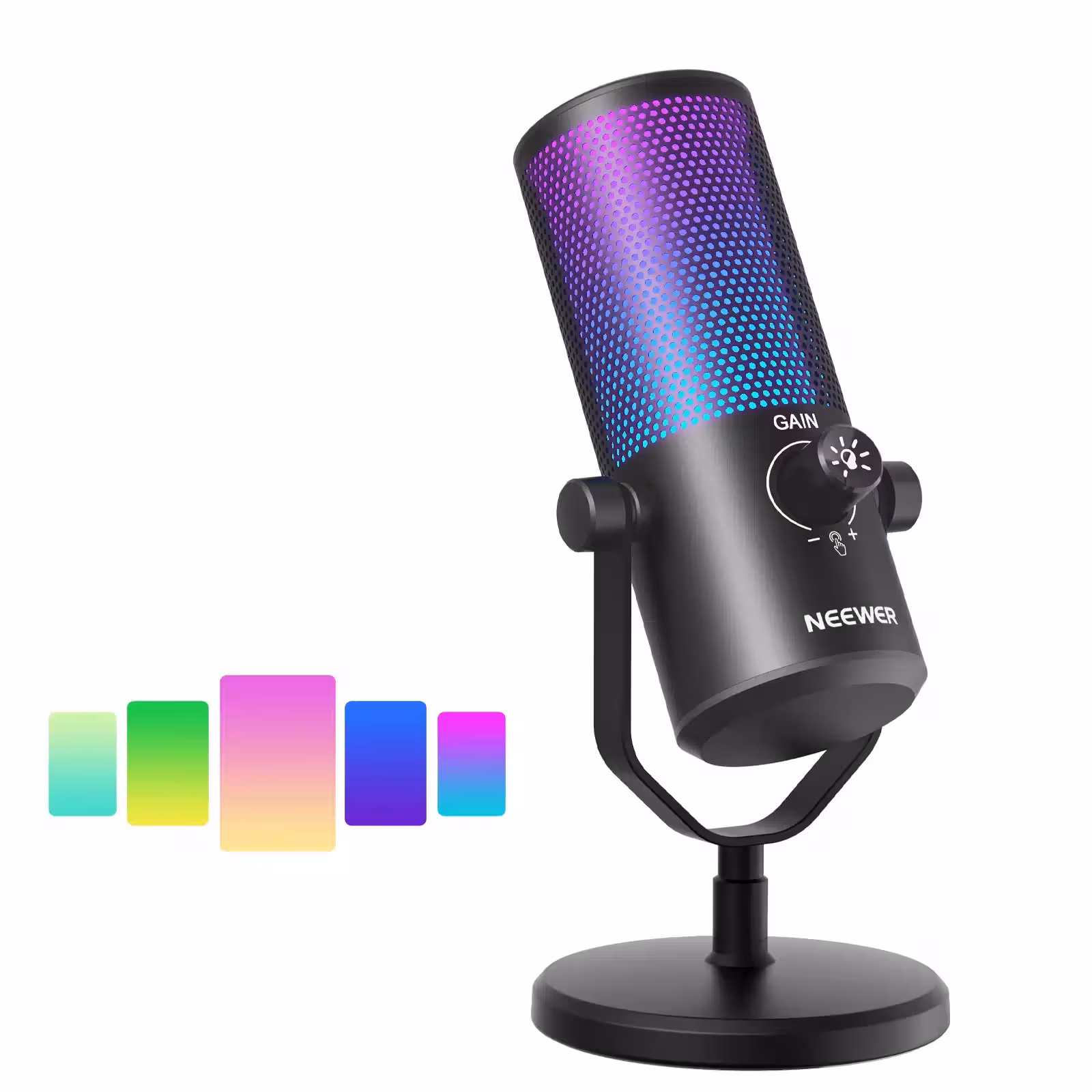 میکروفن گیمینگ NEEWER CM24 RGB Light USB