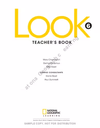 خرید و دانلود نسخه کامل کتاب Look 6 Teacher's Book