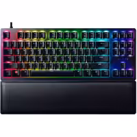 Razer Huntsman v2 TKL Gaming Keyboard – Purple Clicky Switches