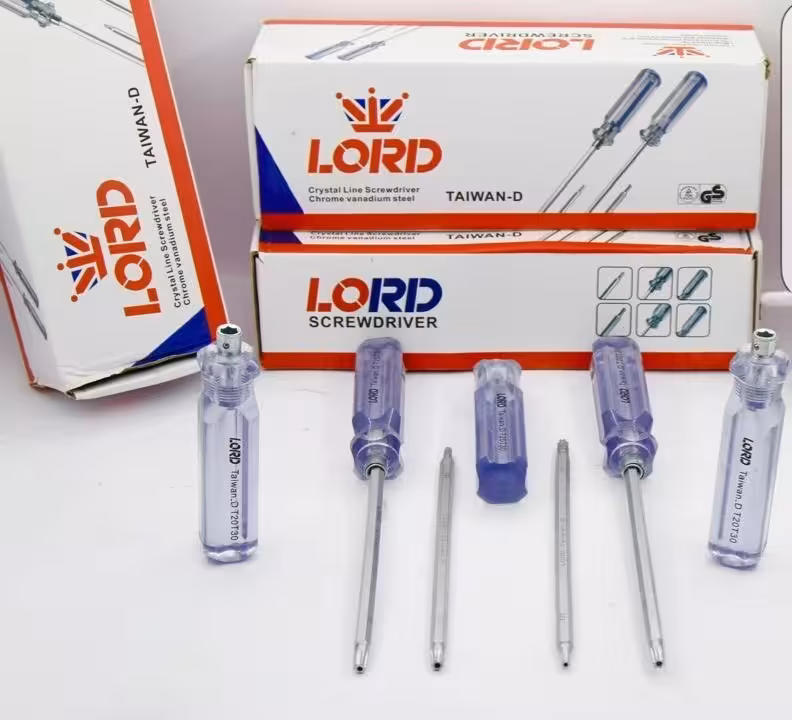 پیچ گوشتی ستاره ای دوطرفه سایز T30 و T20 لورد