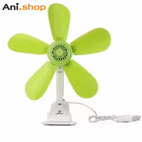 پنکه رومیزی گیره ای پنج پره دور تند