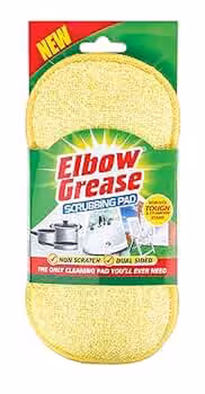 پد اسکراب دار البو گریس Elbow grease مدل scrubbing pad رنگ زرد
