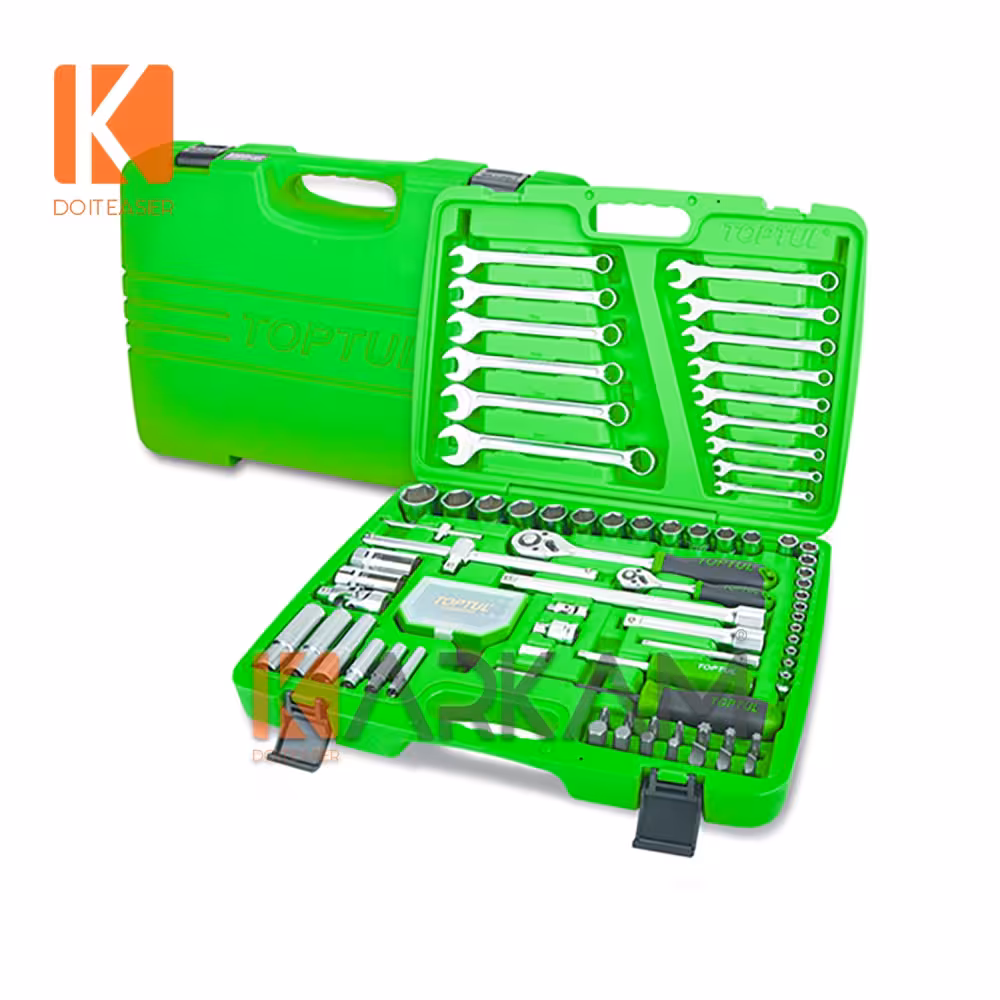 جعبه ابزار 106 پارچه سامسونت سبز GCAI106B تاپ تول