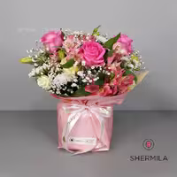 باکس گل شیشه ای واله