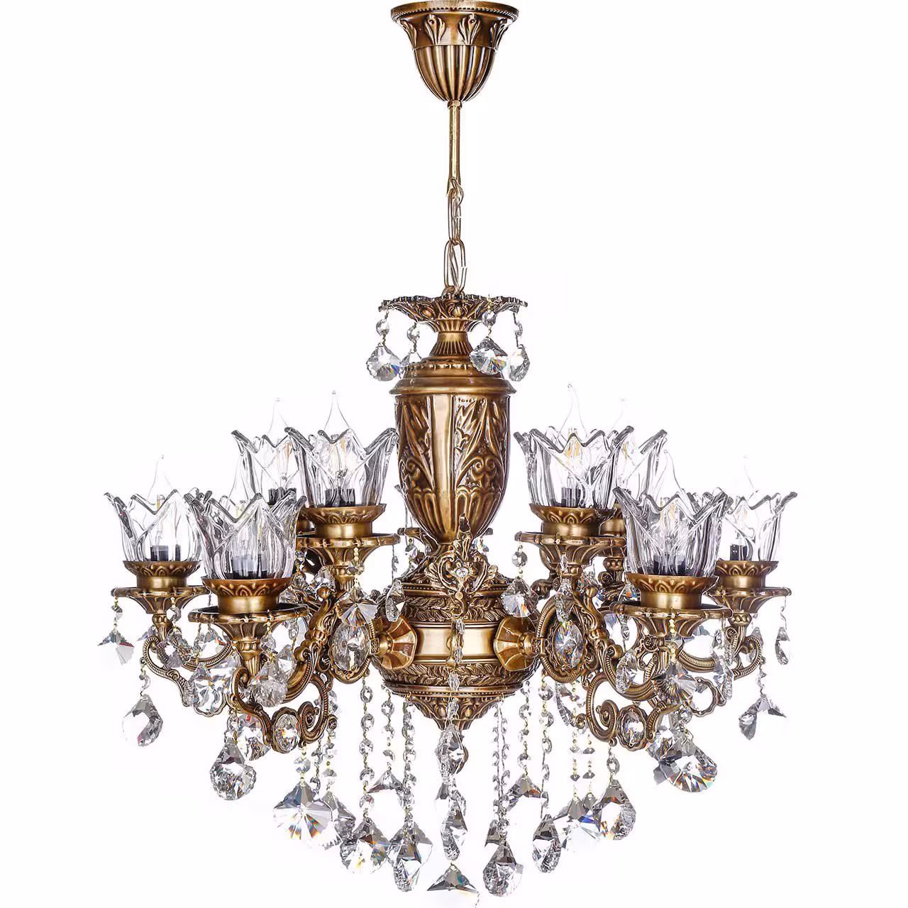 لوستر آلومینیومی عباسی کوچک 5 شاخه