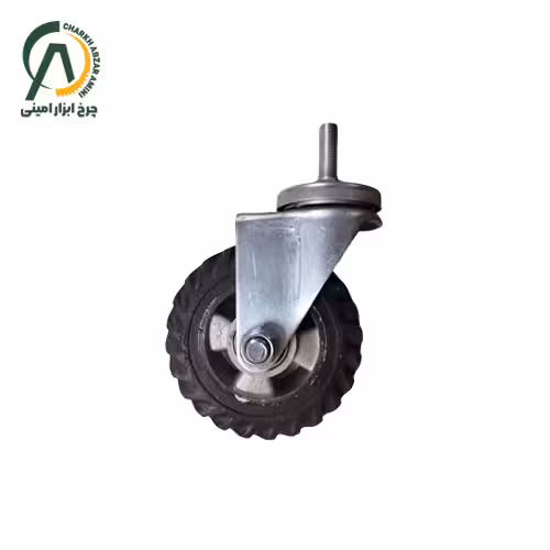 چرخ دایکاست پیچی گردان قطر 125 میلی متر