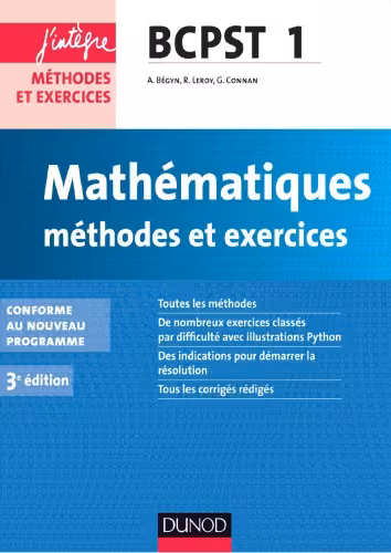 خرید و دانلود نسخه کامل کتاب Mathématiques - Méthodes et Exercices BCSPT 2e année