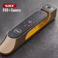 دستگیره چشمی دار و قفل اثر انگشتی دیجیتال ALOCK مدل P60  Camera G