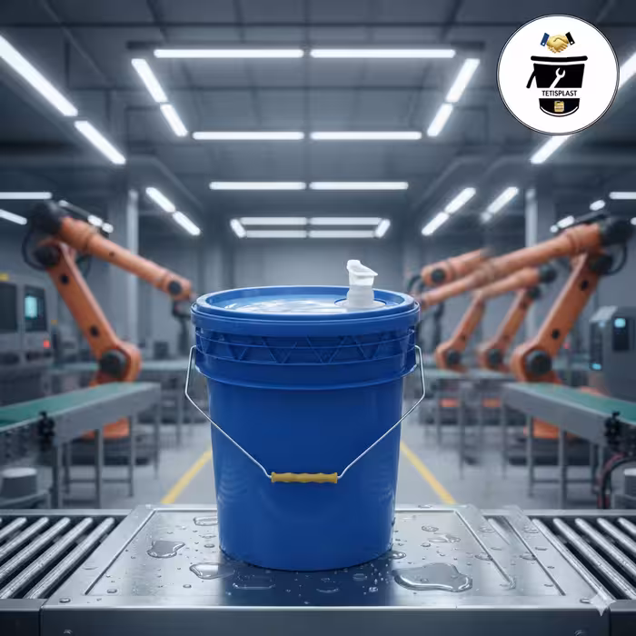 سطل کلاژر آبی 20لیتری | تتیس پلاست