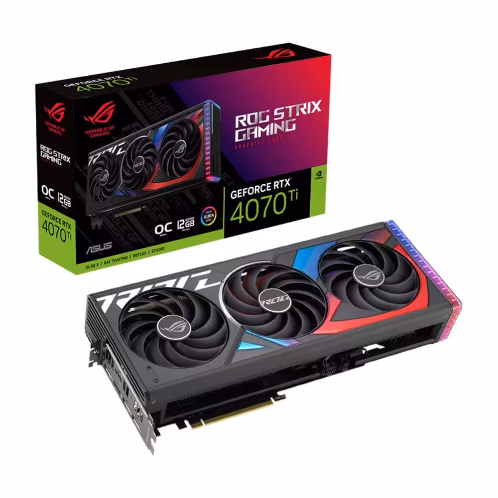 کارت گرافیک ایسوس ASUS ROG STRIX RTX 4070 TI OC 12GB